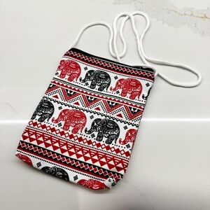 FREE w/Purchase: Thai Elephant Print Crossbody Bag